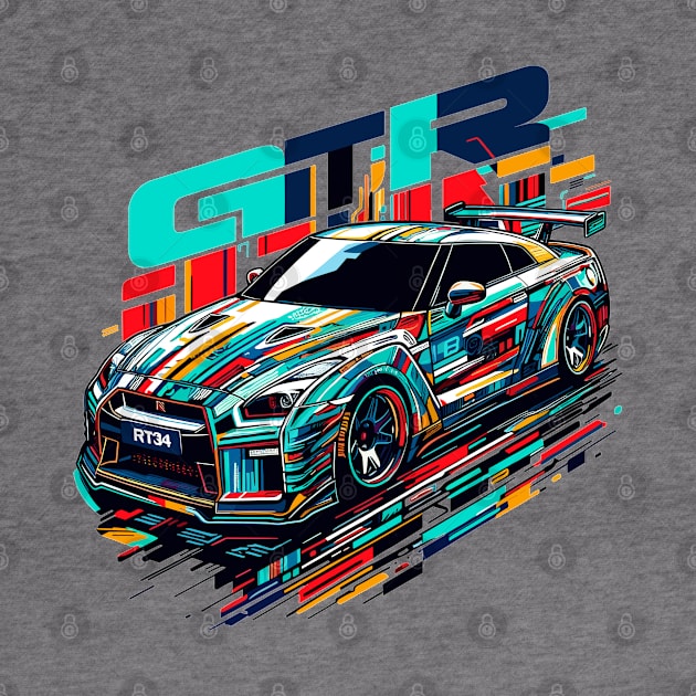 Nissan GT-R R34 by Vehicles-Art